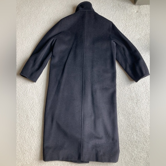 MaxMara long black wool overcoat - Picture 6 of 10